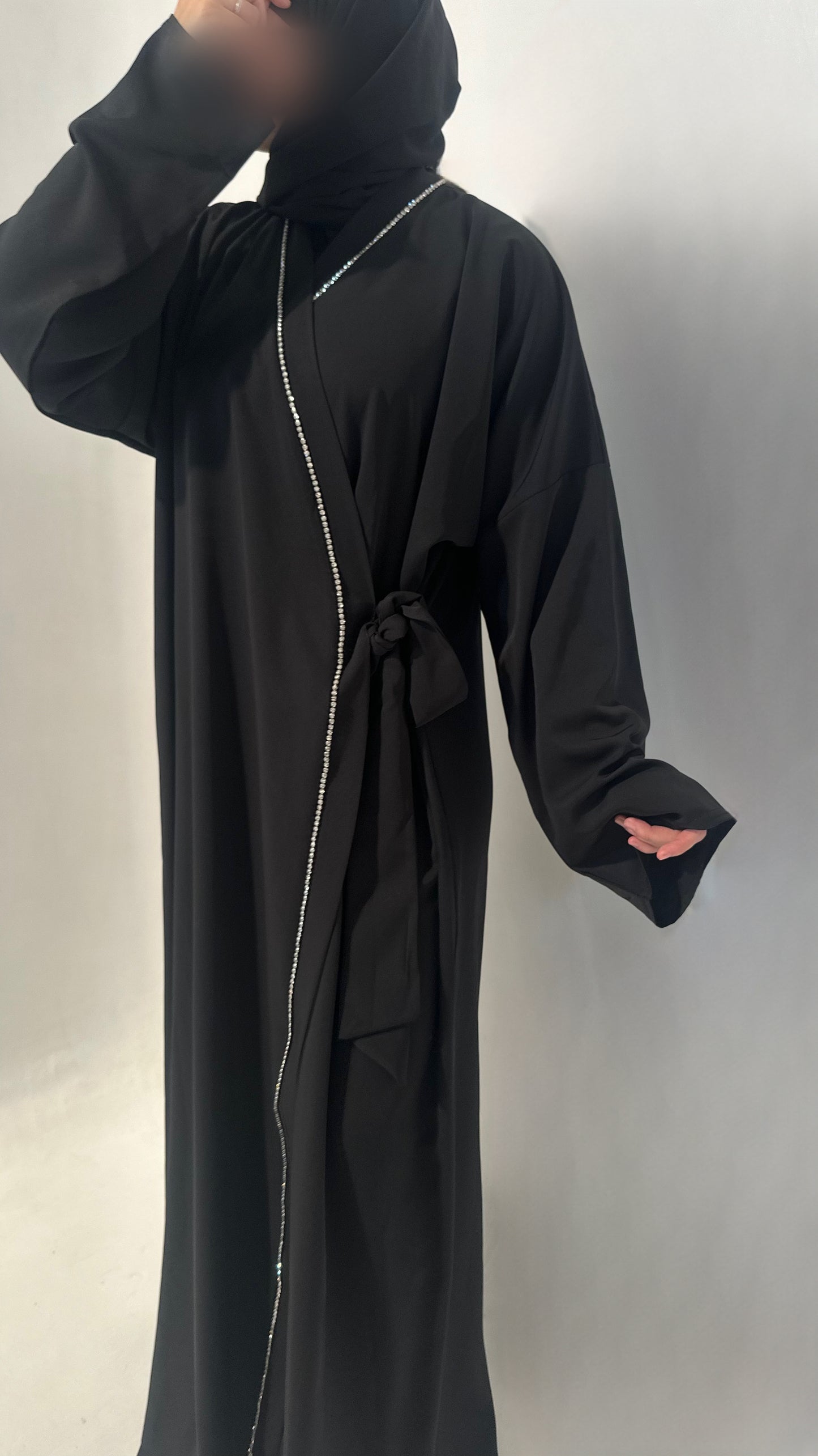 Robe strass Noir